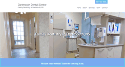 Desktop Screenshot of dartmouthdental.ca