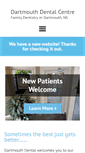 Mobile Screenshot of dartmouthdental.ca